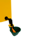 Chicken drinking waterer with float valve to regulate water levels