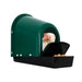Chicken nest box with covered front tray for cleaner egg collection