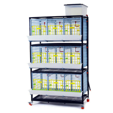 Cimuka 15-inch stackable poultry grow-out pen GL40-03-3K for raising chicks, pullets, quail and game birds.