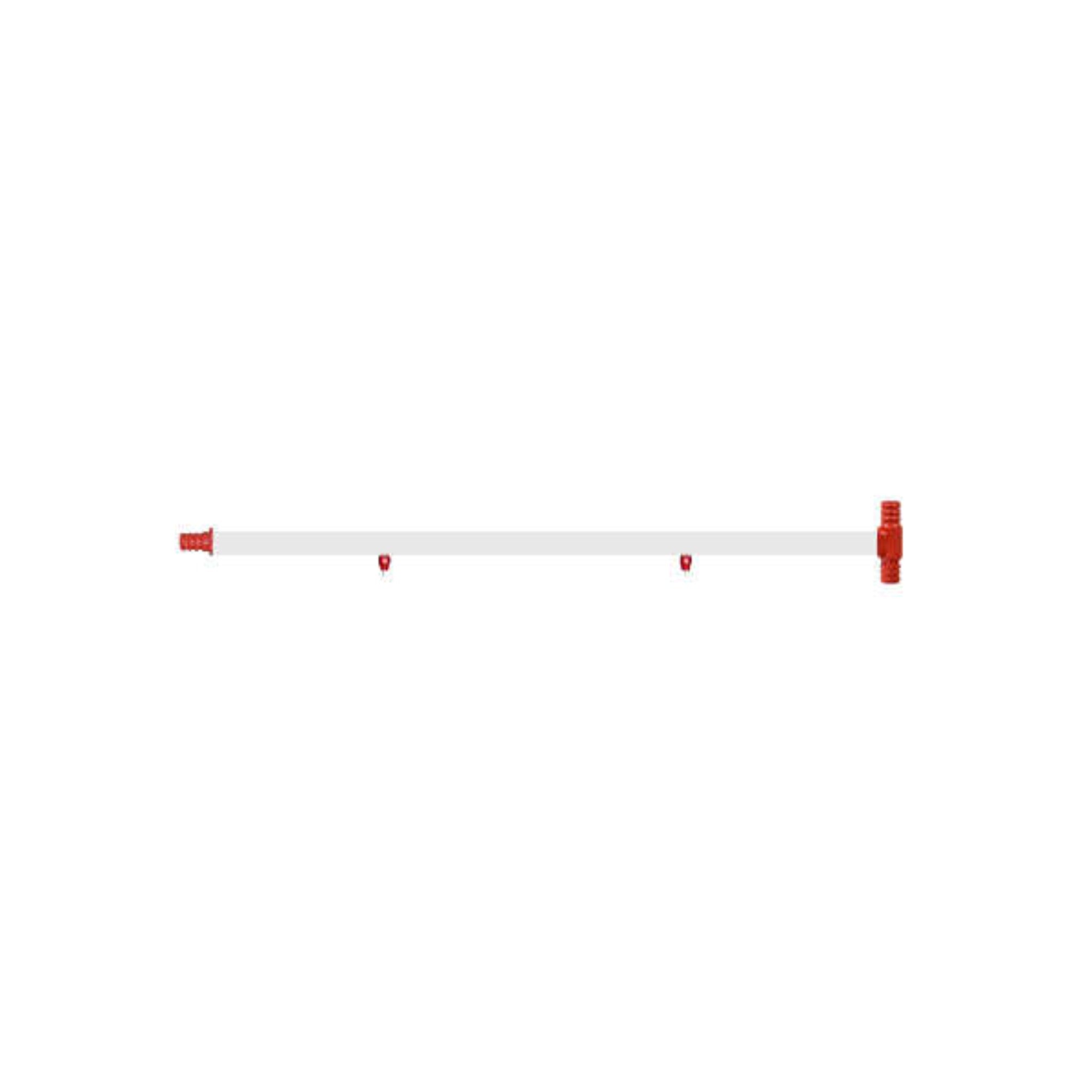 Cimuka 25-inch poultry water pipe with two nipple drinkers