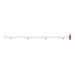 Cimuka 38-inch poultry waterer pipe with four nipple drinkers.