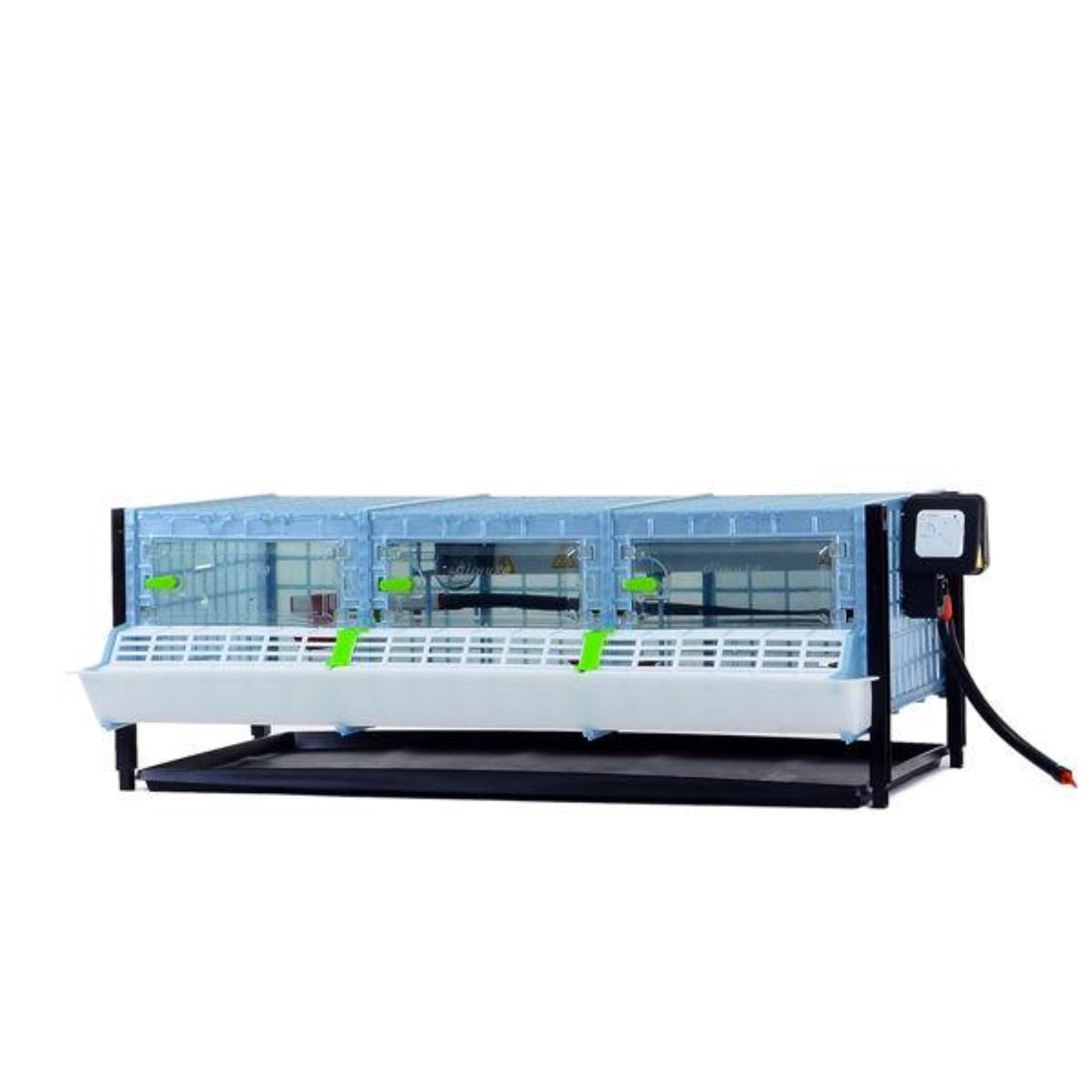Cimuka COMFORTPLAST Layer Addition Game Bird Brooder with integrated heating system.