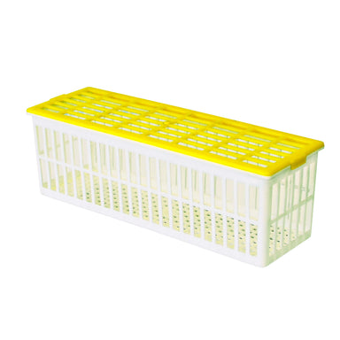 Cimuka CS6 poultry egg hatching basket with cover, designed to hold up to 6 eggs.