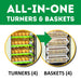 Cimuka CT120SH Turners and Baskets