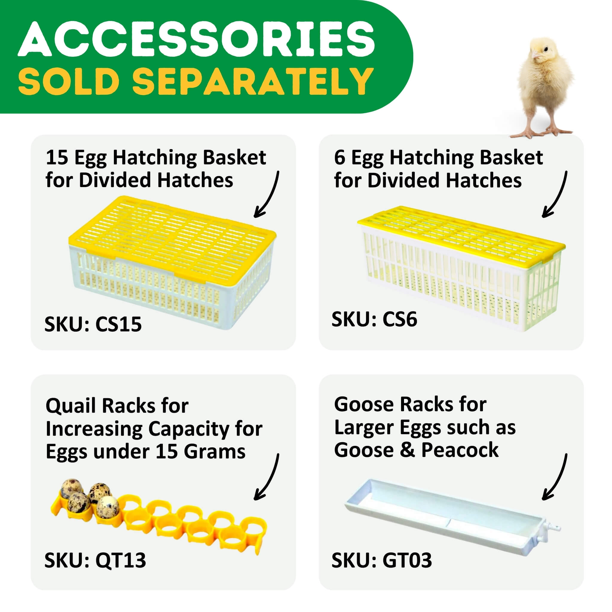 Cimuka Egg Incubator Accessories