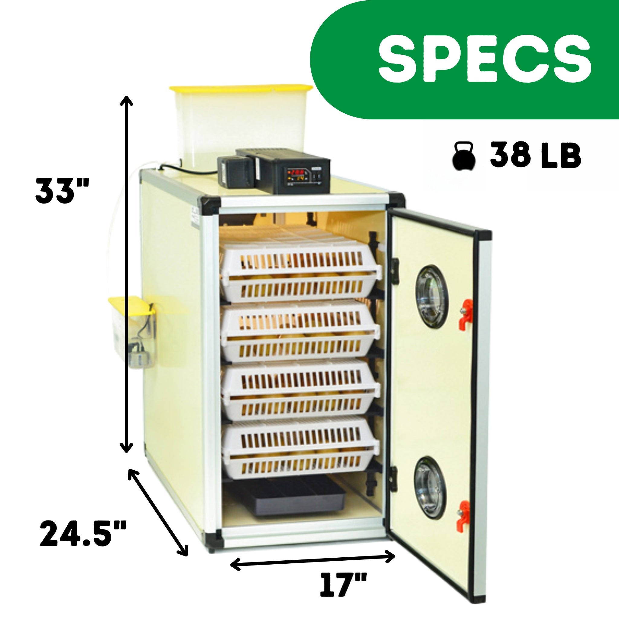 Cimuka Egg Incubator CT120H Specs
