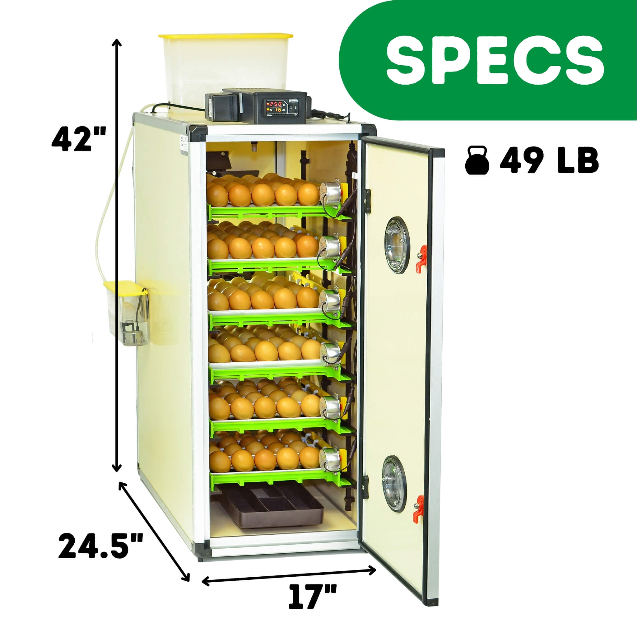 Cimuka Egg Incubator Specs