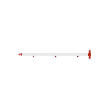 Cimuka NPD-P-65-3N-T-I water pipe with three nipple drinkers and connectors