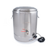 Cimuka Stainless Steel Poultry Scalder with Manual Dunker, 16 Gal lid closed