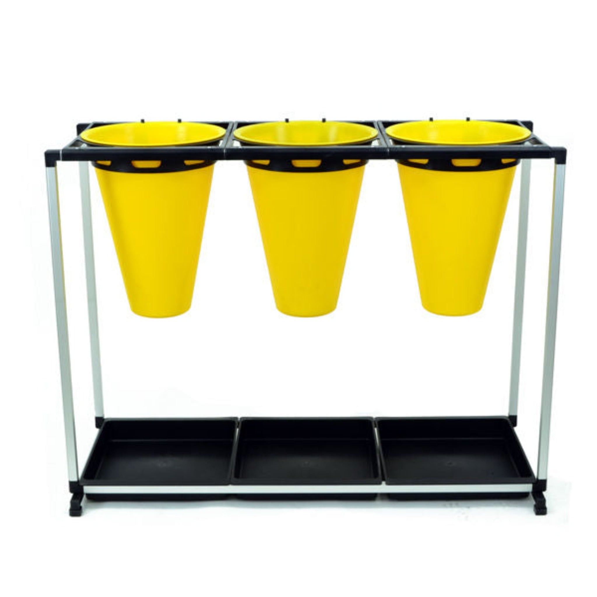 Cimuka YL-SA-TP3 poultry slaughtering station with washable ABS plastic construction and anodized aluminum legs.