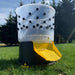 Cimuka waterfowl plucker featuring 125 natural rubber goose and duck plucking fingers.