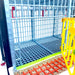 Cimuka young chicken rearing cage with removable manure collection trays