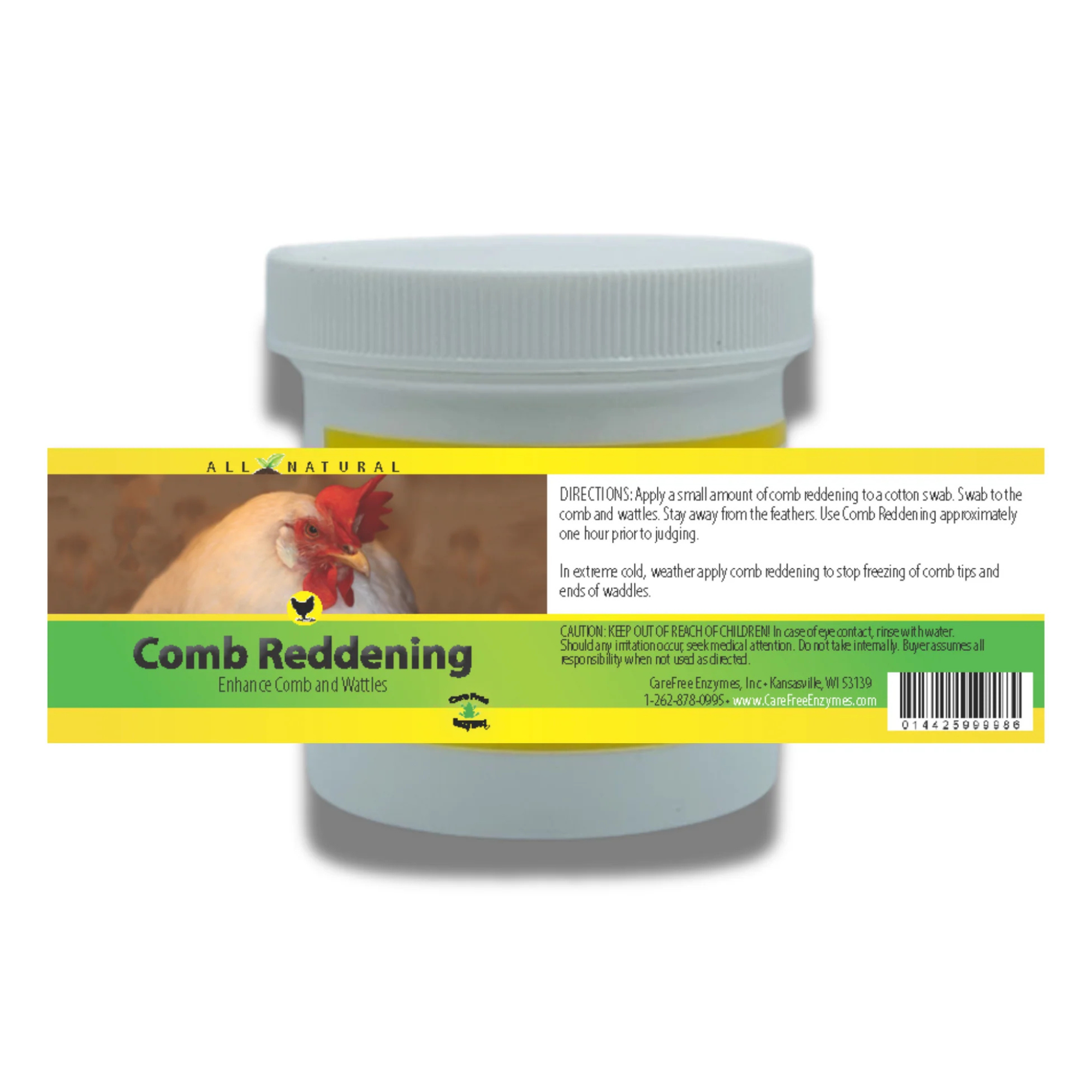 Comb & Wattle Reddening Ointment Instructions