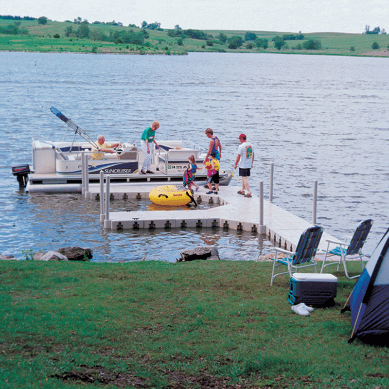 Connect-A-Dock F-Shaped Dock Bundle 1000 Series Model FPK1012 lifestyle