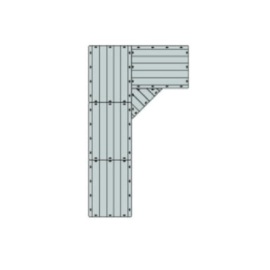 Connect-A-Dock L-Shaped Dock Bundle 1000 Series Model LPK1011