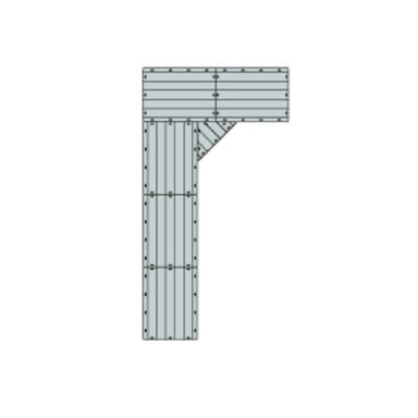 Connect-A-Dock L-Shaped Dock Bundle 1000 Series Model LPK1012