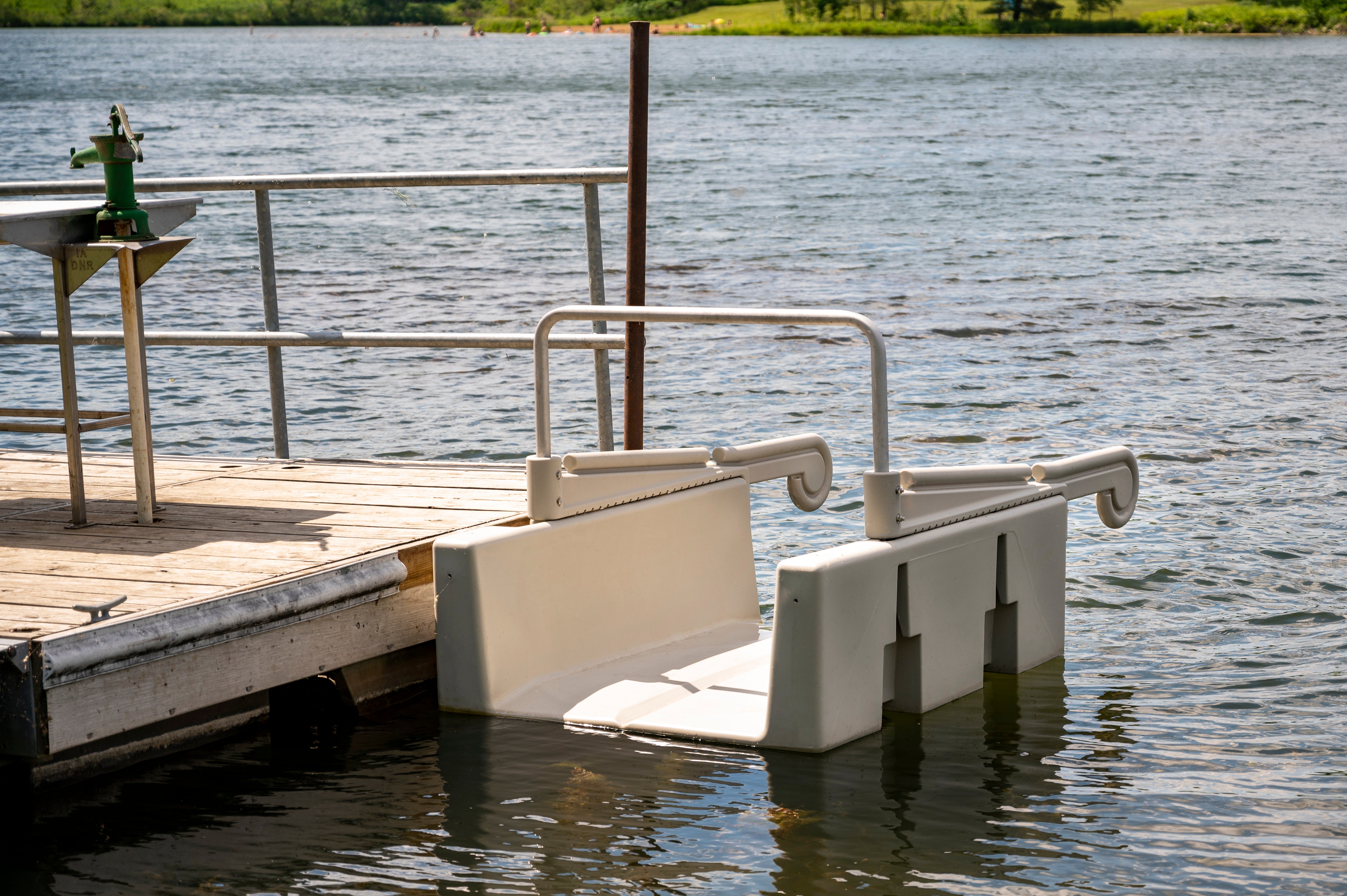 Connect-A-Dock Roto Grab Bar Overhead Assist Model YAK1022 with kayak launch and roto side bars