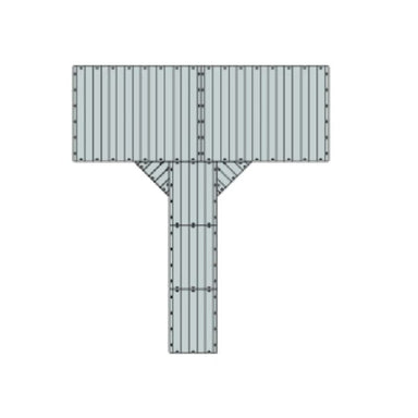 Connect-A-Dock T-Shaped Dock Kit 1000 Series Model TPK1015