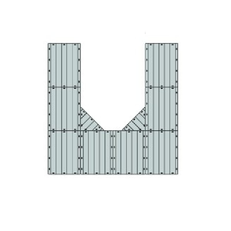 Connect-A-Dock U-Shaped Dock Bundle 1000 Series Model UPK1012