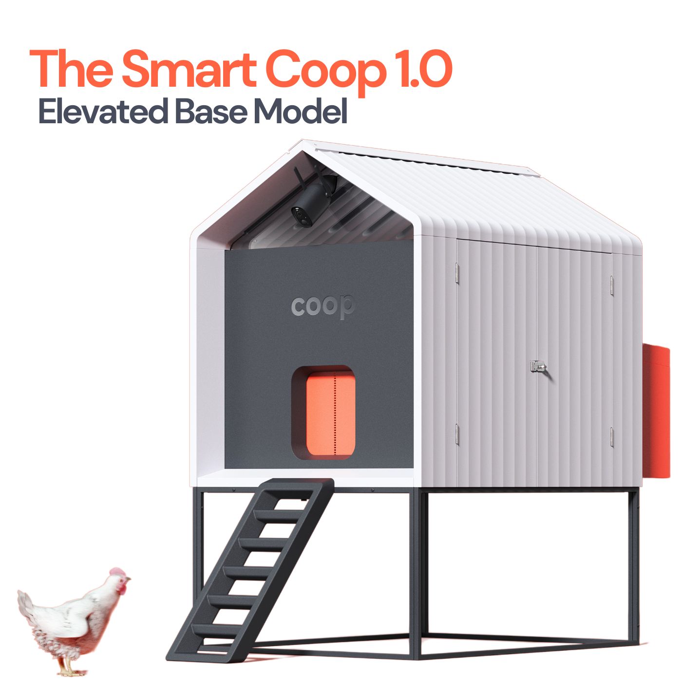 Coop The Smart Coop + Base with chicken 1