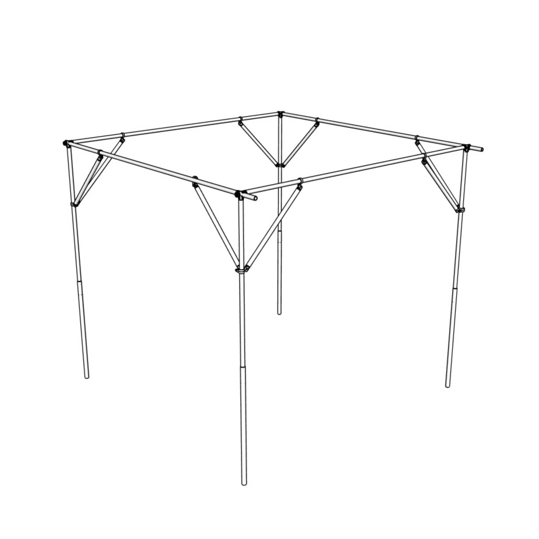 Chicken Run Shade Kit with Shade Cloth