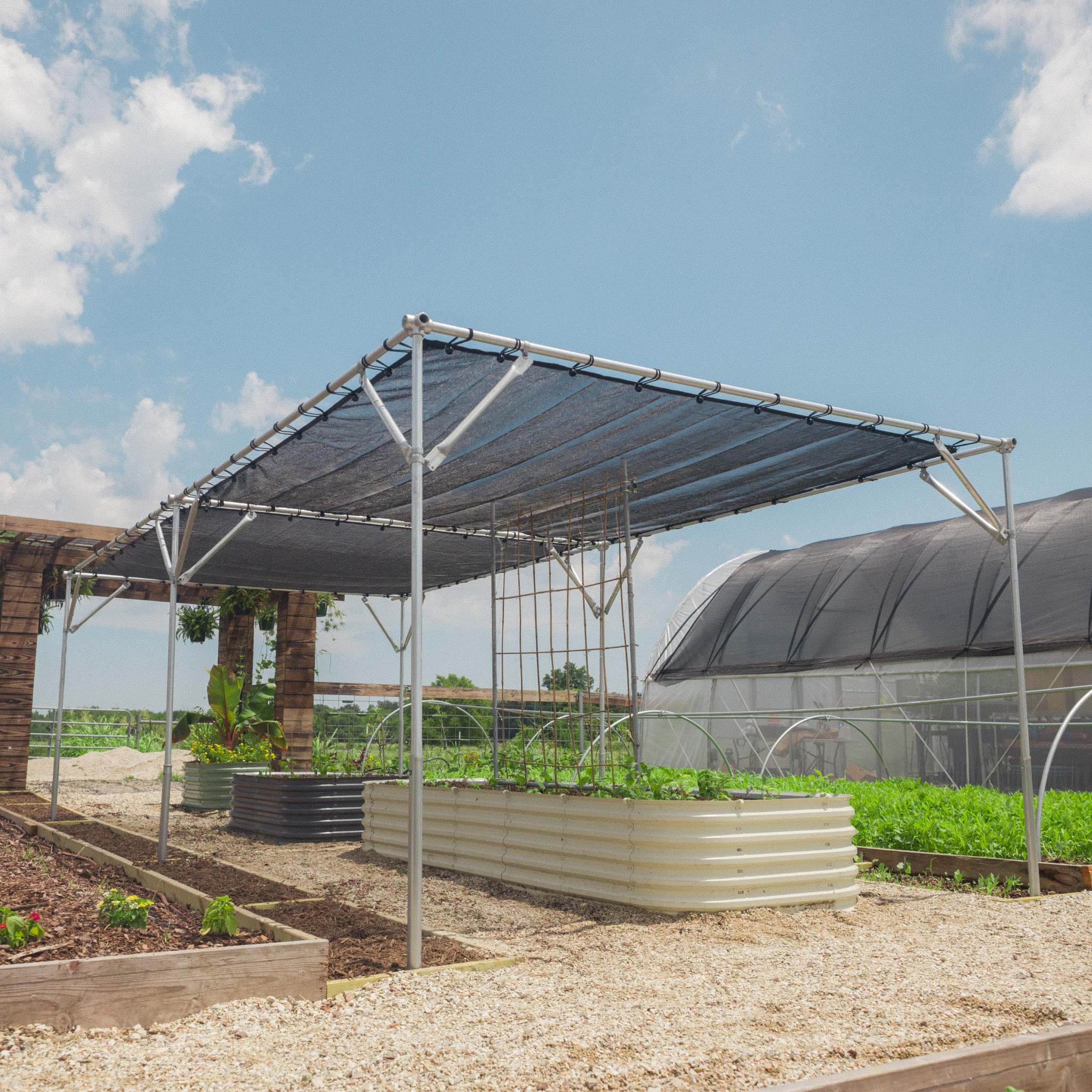 Chicken Run Shade Kit with Shade Cloth