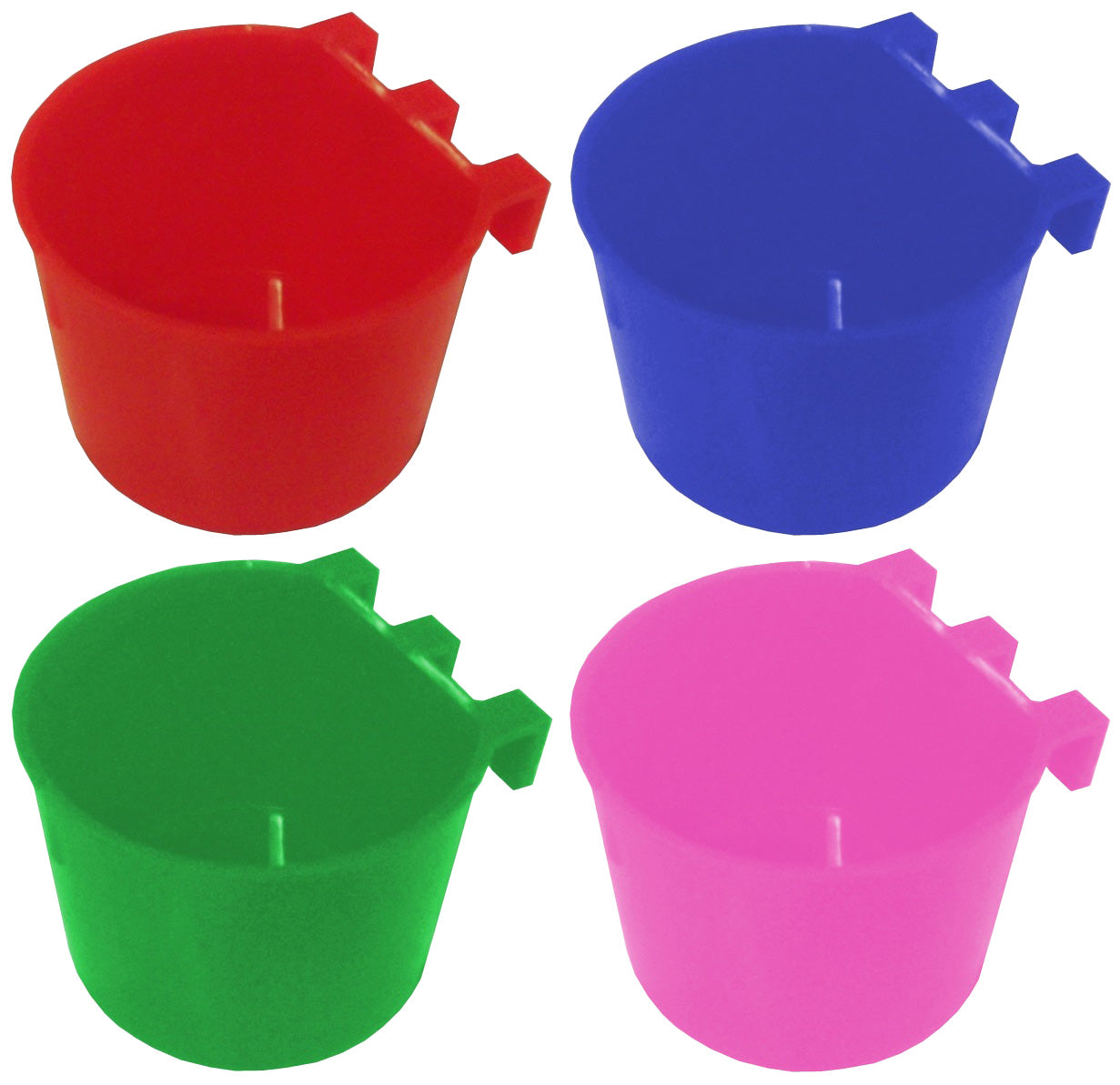 8oz Cage Cup Round Feeder or Water Drinker, Treats