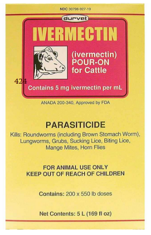 Durvet: Ivermectin Pour-On 5 Liter main image