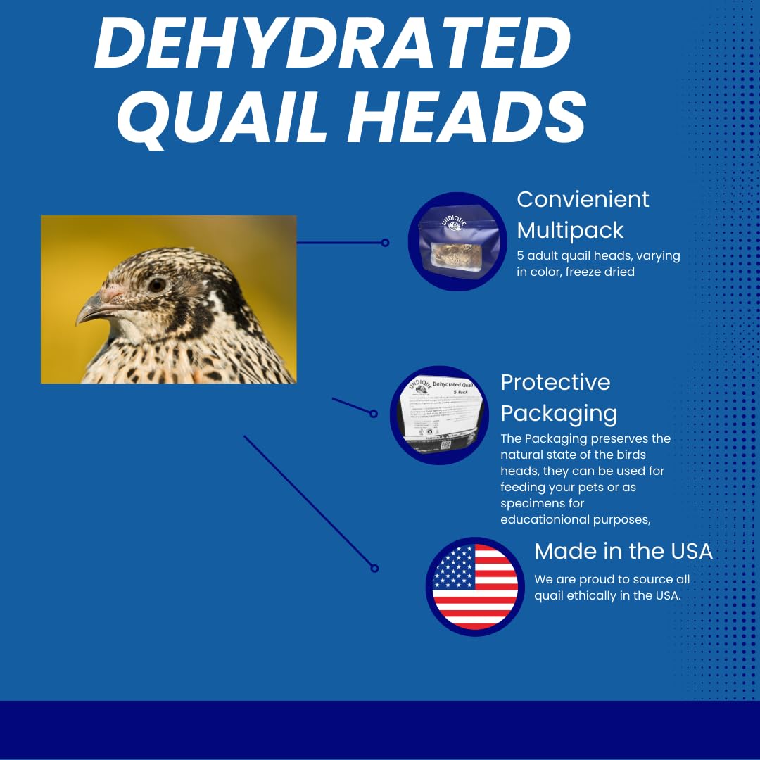 Dehydrated Quail Heads