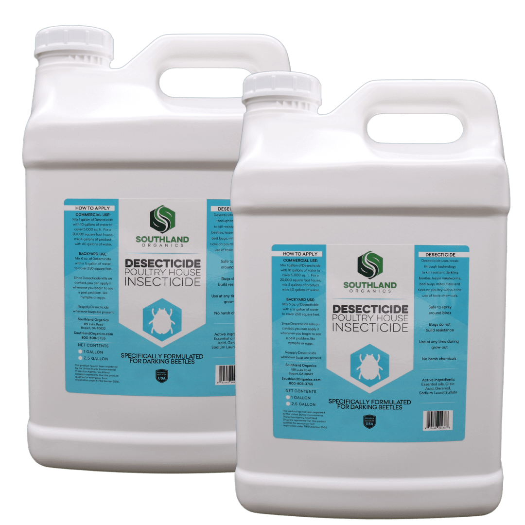 Southland Organics Desecticide | Natural Insecticide for Poultry 2x2.5 gallon case