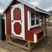 Driftless Outdoors Country Lane Chicken Coop 6 x 10' red white