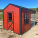 Driftless Outdoors Countryside Chicken Coop 6x12' red black