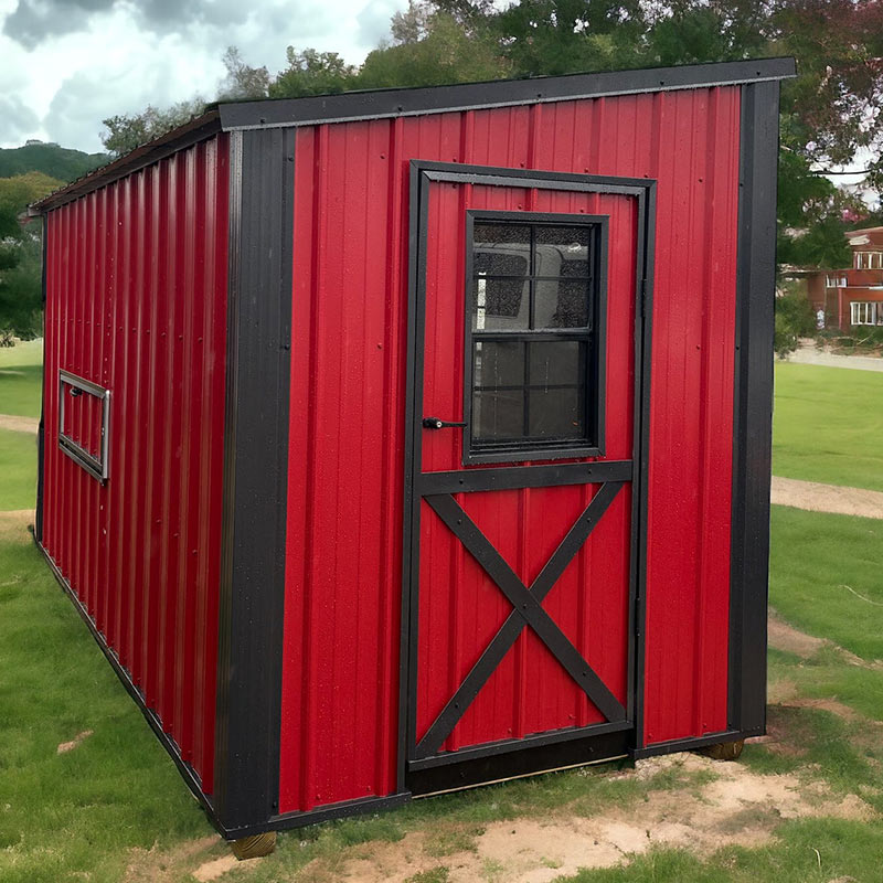 Driftless Outdoors Homestead Coop 6 x 12' red black