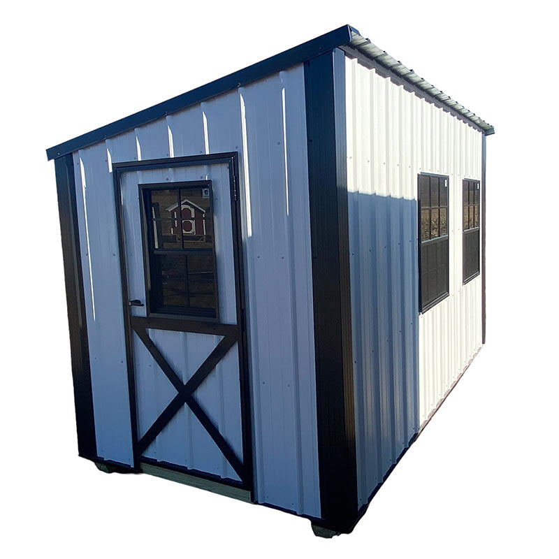 Driftless Outdoors Homestead Coop 6 x 12' white black