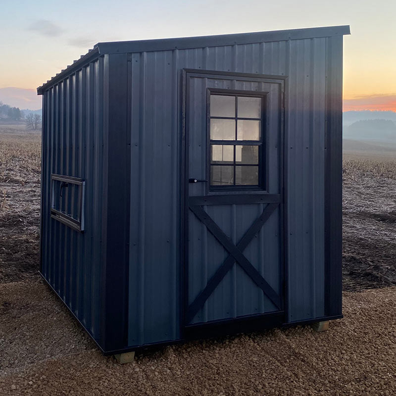 Driftless Outdoors 6 x 8' Homestead Coop gray black