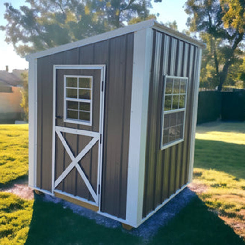 Driftless Outdoors 6 x 8' Homestead Coop gray white