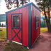 Driftless Outdoors 6 x 8' Homestead Coop red black