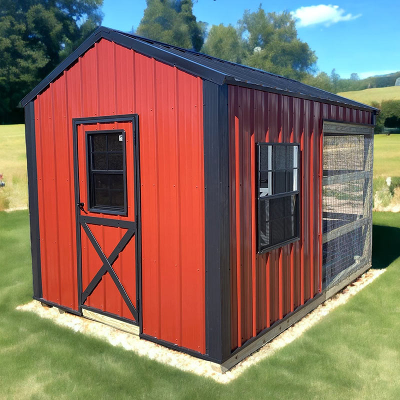 Driftless Outdoors Countryside Coop 8 x 12 red black