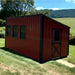 Driftless Outdoors Homestead Chicken Coop 8 x 16' on grass