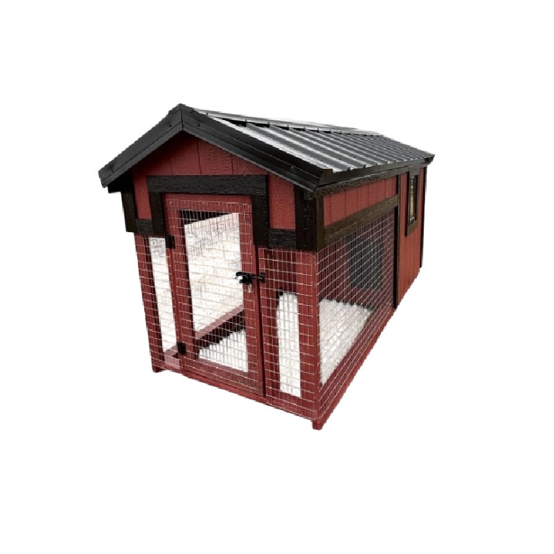 DriftlessOutdoors4x9LPCountryChickenCoop3-6Chickenscrabbyappleviewofchickenrun-min