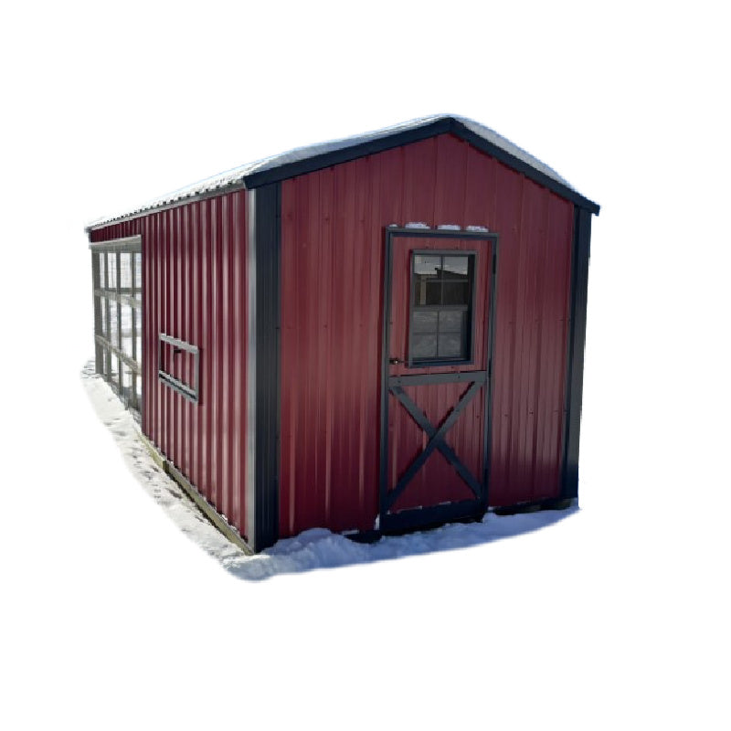 Coops with Metal Siding