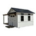 Driftless Outdoors Shed & Greenhouse Deluxe Combo 12 x 20 ft side view