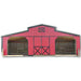 Driftless Outdoors 12’ x 30’ Kentucky Style Barn red and black