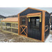 Driftless Outdoors 8’ x 20’ Country Vibe Coop with Run black and copper