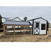 Driftless Outdoors 8’ x 20’ Country Vibe Coop with Run white
