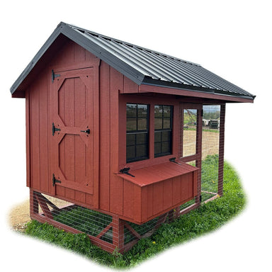 Driftless Outdoors Country Lane Chicken Coop and Run 6 x 10