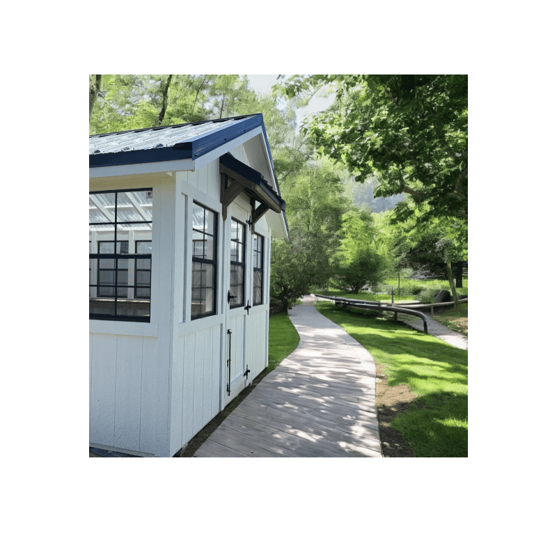 Driftless Outdoors 10x12 Greenhouse side view