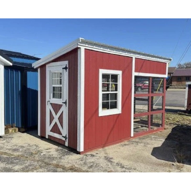 Driftless Outdoors Homestead Coop 6 x 12' LP red