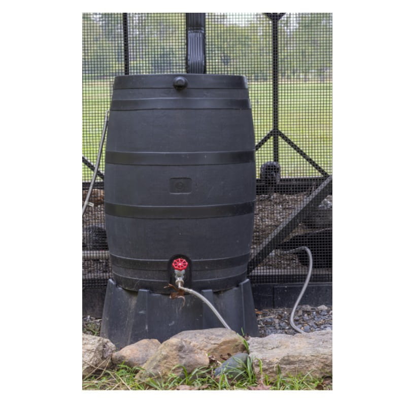 Drinking System for Chicken Coops Nipple System and Barrel with Heating Element - Water Barrel