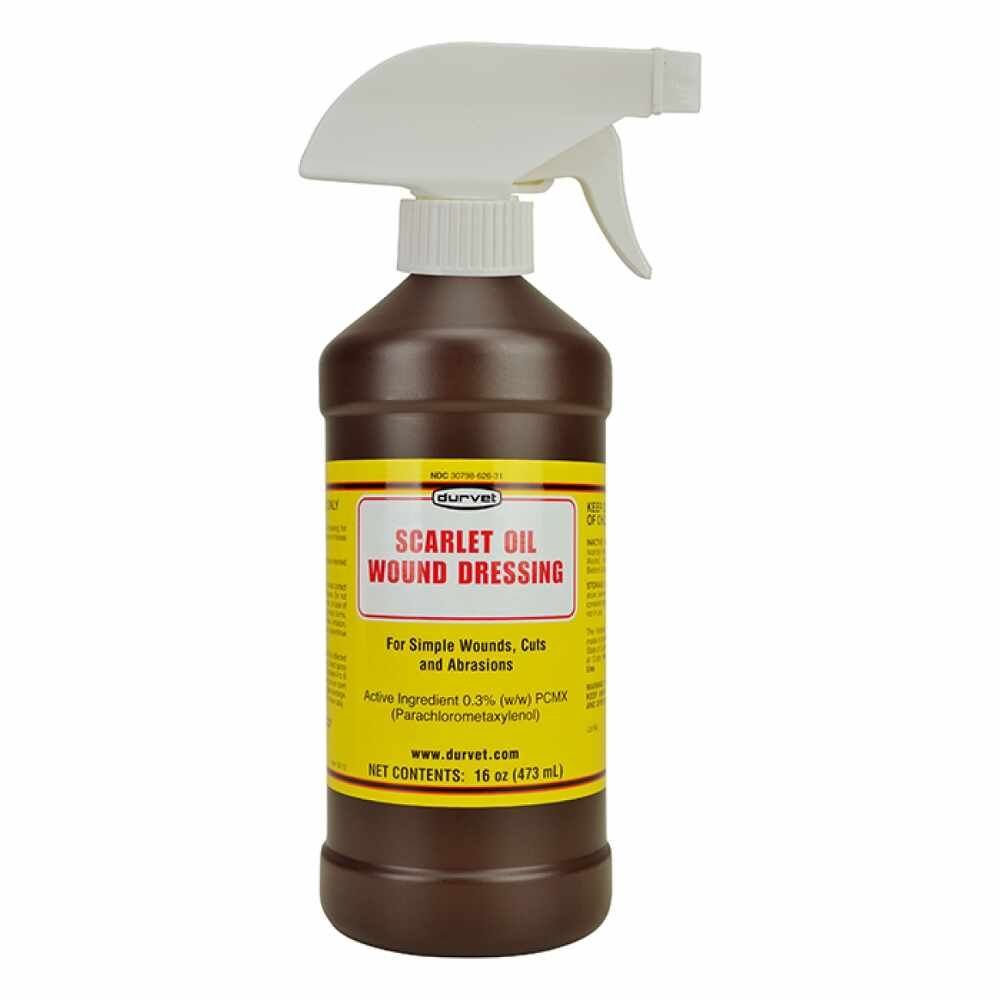 Durvet Scarlet Oil With Sprayer 16Oz